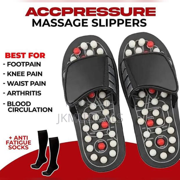 Foot _ Massage Slippers _ Acupuncture_ Reflexology_ Sandals · Photo 1