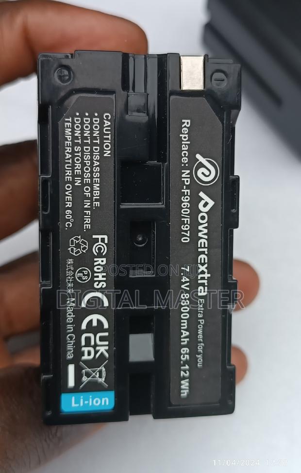 Powerextra NP-F970 Battery (7.4V 8800mah 65.12wh) · Photo 6