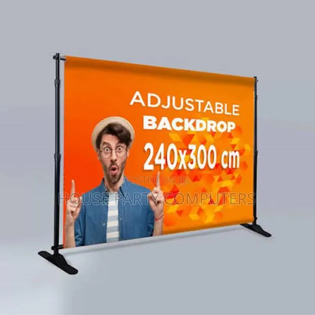 Adjustable Backdrop Banner Stand · Photo 1