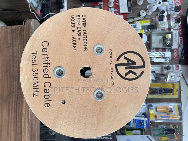 Cat6 Network Cable Outdoor SFTP Double Shielded Cable 305m · Photo 4