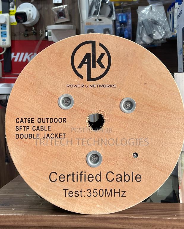 Cat6 Network Cable Outdoor SFTP Double Shielded Cable 305m · Photo 3