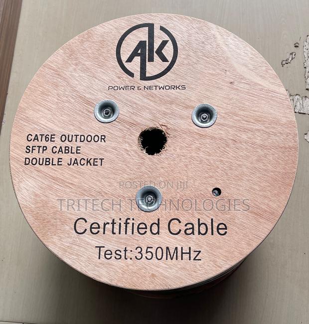 Cat6 Network Cable Outdoor SFTP Double Shielded Cable 305m · Photo 1
