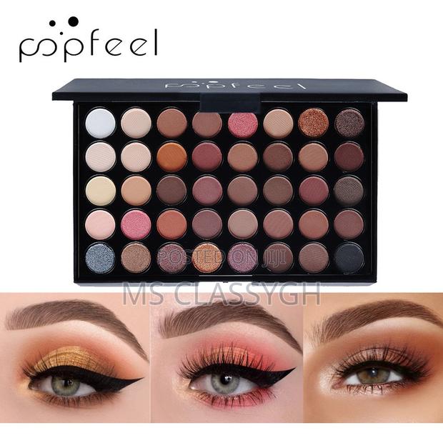 Popfeel 40 Colors Eye Shadow Palette Shimmer Matte Caramel S · Photo 2