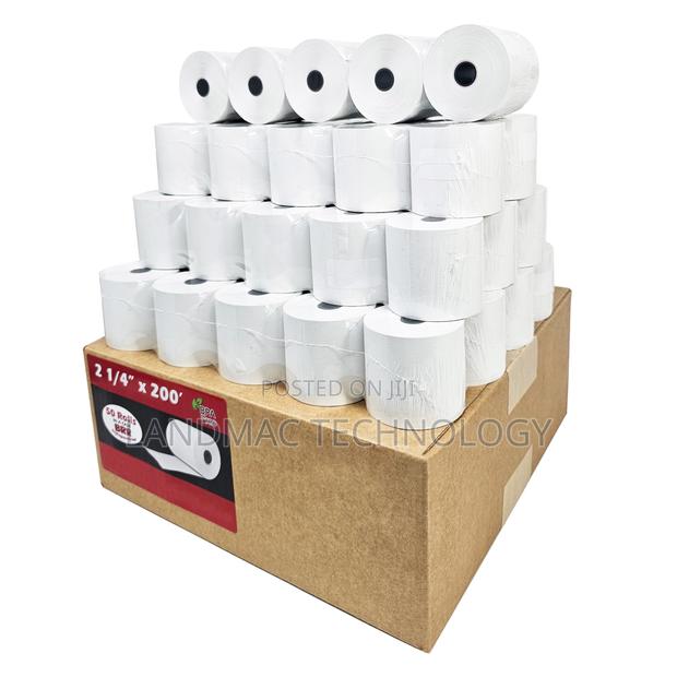 Thermal Receipt Printer Paper Rolls - 80mm X 80mm - White · Photo 1
