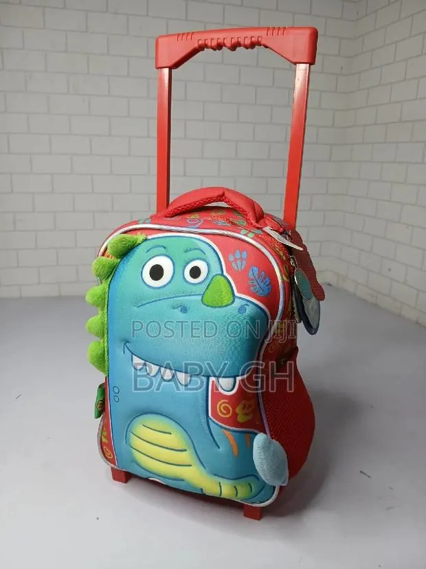 Mundos Dinos Red Trolley Bag for 1-3 Years · Photo 1