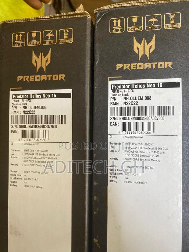 New Laptop Acer Predator Helios 16 16GB Intel Core I9 SSD 1T · Photo 2