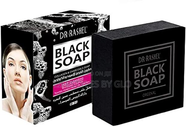 Black Soap- Collagen Charcoal (Facial Acne, Oil Control) · Photo 1
