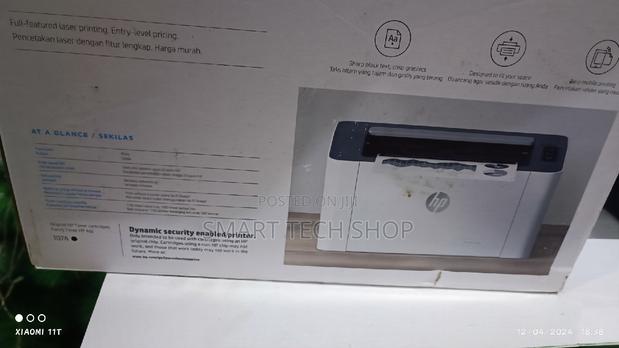 Brand New HP 107w Hp Laserjet Printer With Wifi 107a Toner · Photo 5