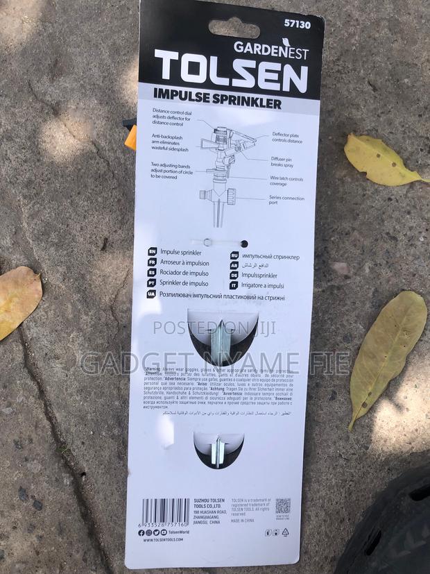 Tolsen Impulse Sprinkler Plastic With Zincspike 57130 · Photo 2