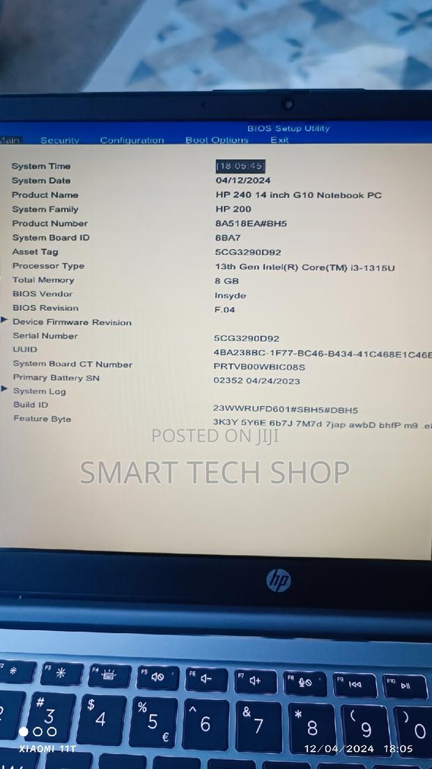 New Laptop HP 250 G10 8GB Intel Core I3 SSD 512GB · Photo 8