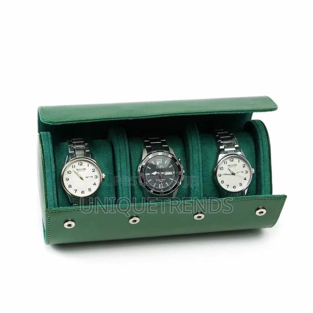 Genuine Leather 3 Slot Watch Case · Photo 3