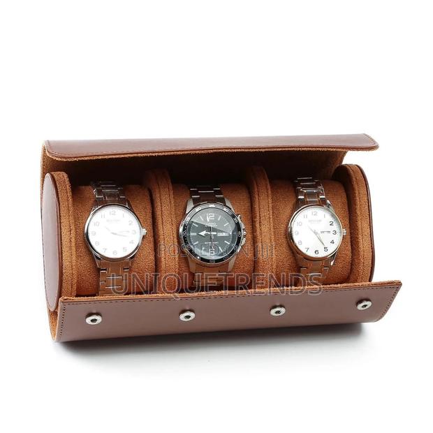 Genuine Leather 3 Slot Watch Case · Photo 2
