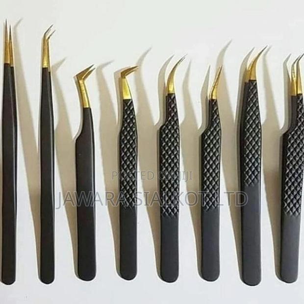 Eye Lash Extension Tweezer With Fiber Tip Stainless Steel · Photo 2