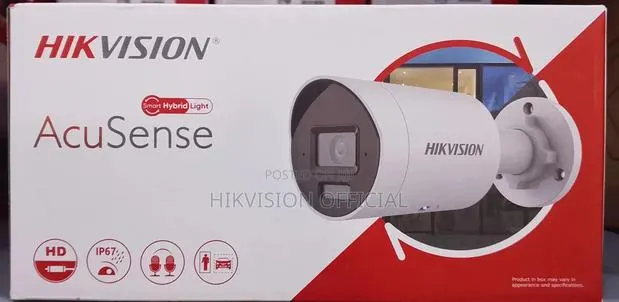 Hikvision 4mp Ip Acusense Smart Hybrid Bullet · Photo 1