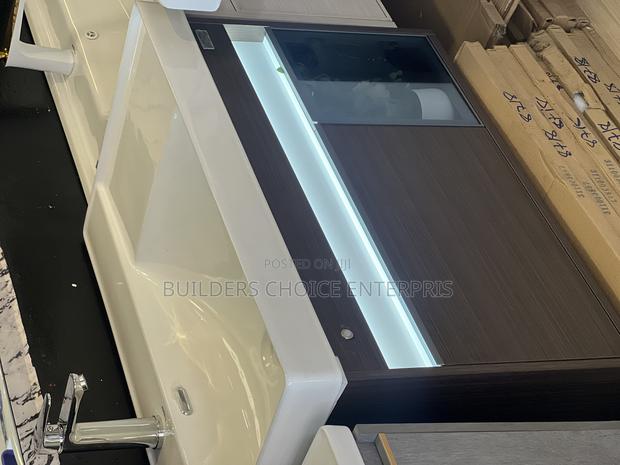Cube Sensor Vanity_cabinet Basin With Sensor Led Lights · Photo 3