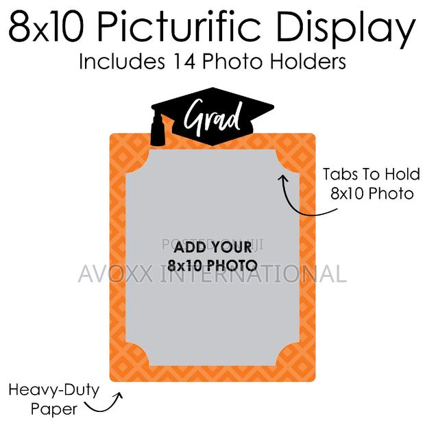 Big Dot of Orange Graduation 8" X 10" School Photo Holder · Photo 4