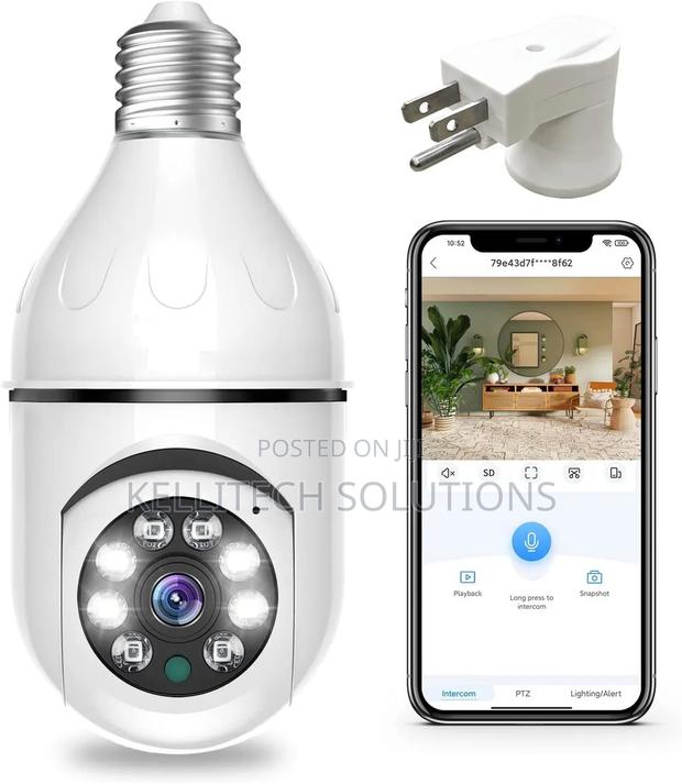 Bulb CCTV Camera, Easy to Install · Photo 1