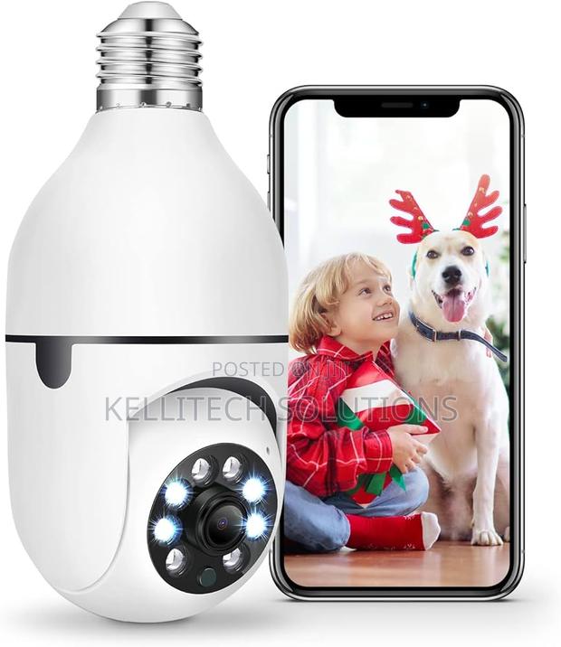 360 Degree Wifi CCTV Bulb Camera · Photo 1