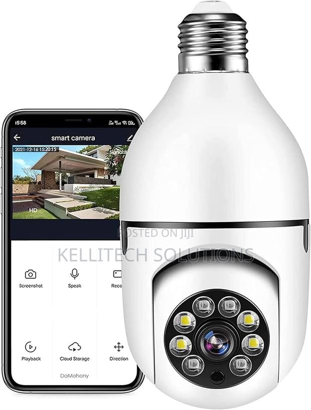 360 Degrees Full Colour Bulb Surveillance Camera · Photo 1
