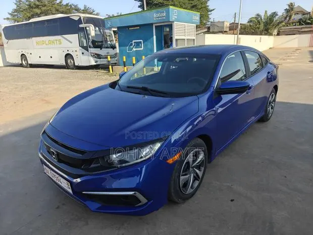 Honda Civic LX Sedan 2020 Blue · Photo 1