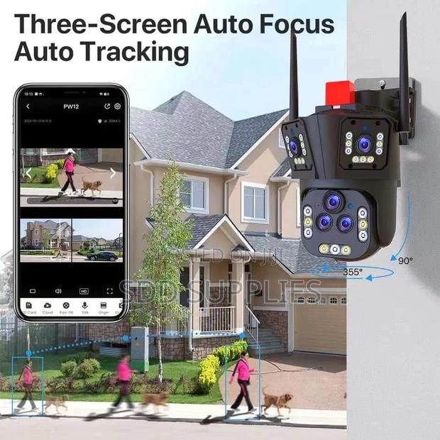 5 Lenses 3 Screen View Indoor/ Outdoor Wireless Wifi Camera · Photo 2