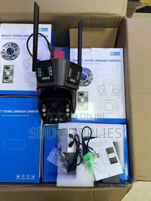 5 Lenses 3 Screen View Indoor/ Outdoor Wireless Wifi Camera · Photo 4