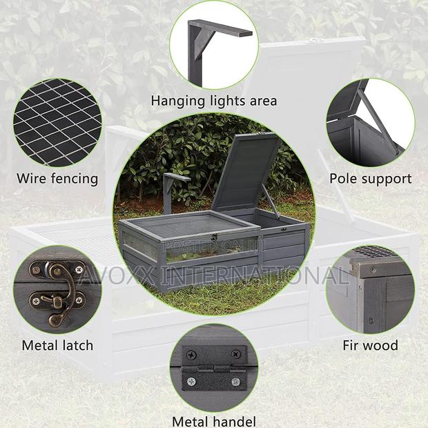 Grepatio Tortoise Enclosure, Tortoise House W/ Light Support · Photo 6