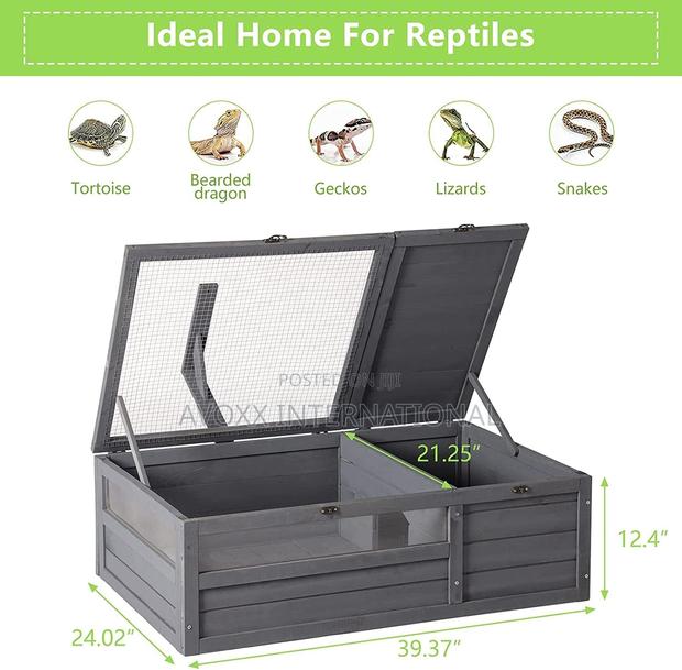 Grepatio Tortoise Enclosure, Tortoise House W/ Light Support · Photo 7