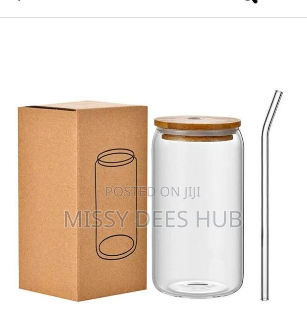 Glass Cup With Glass Straw · Photo 1