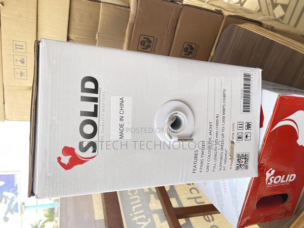Cat6 Utp Cable 305m Solid (Gray Color) · Photo 3