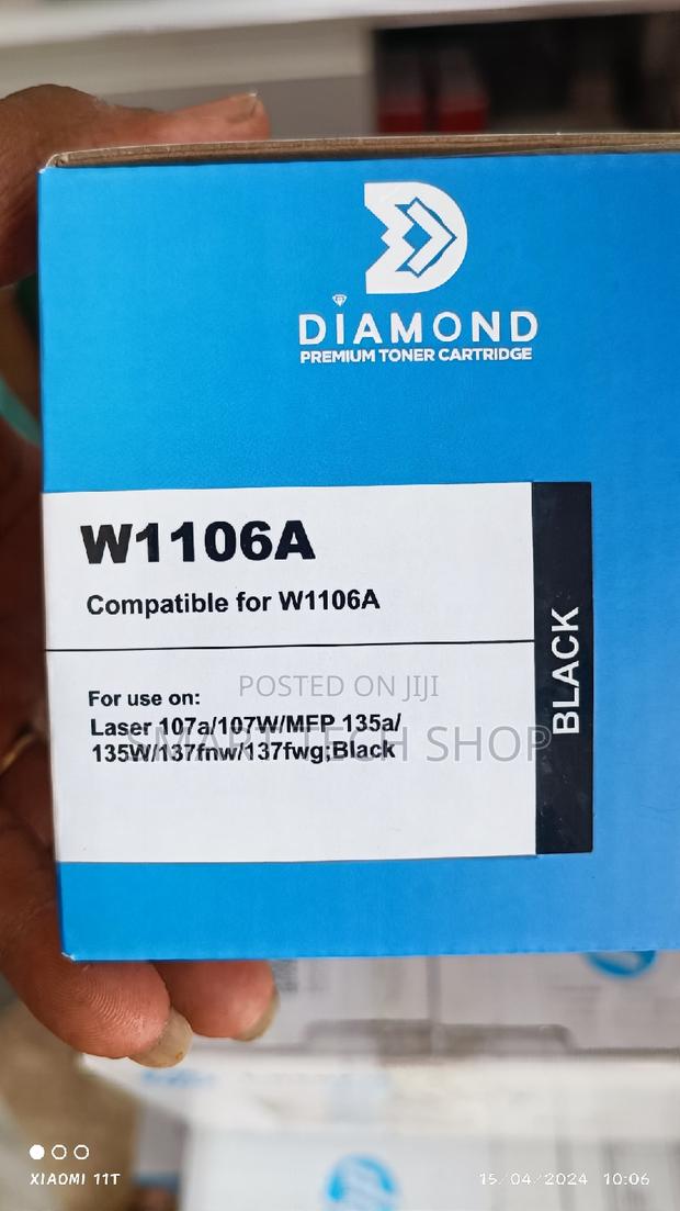 W1106A Laser 107a/107w/MFP 135a/ 135w/137fnw/137fwg; Black · Photo 1