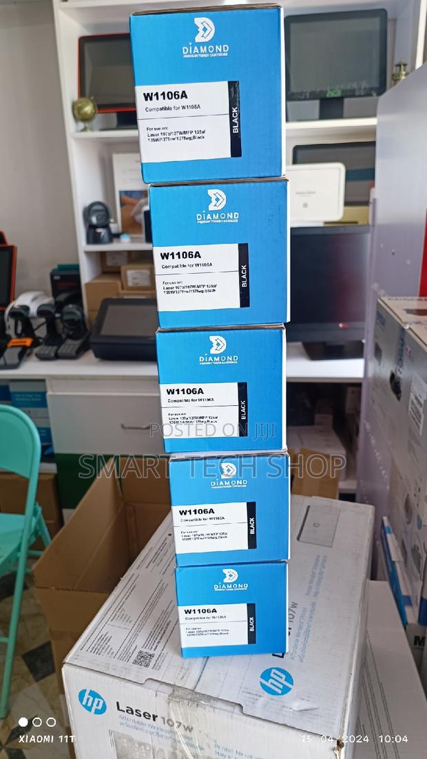 W1106A Laser 107a/107w/MFP 135a/ 135w/137fnw/137fwg; Black · Photo 5