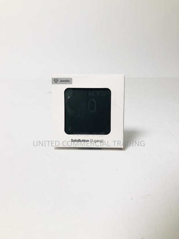 Ajax Solo Button (2-Gang Graphite) · Photo 1