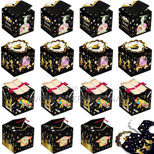 LOCOLO 12pcs 3D Graduation Treat Boxes Good · Photo 1