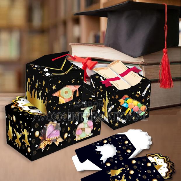 LOCOLO 12pcs 3D Graduation Treat Boxes Good · Photo 5