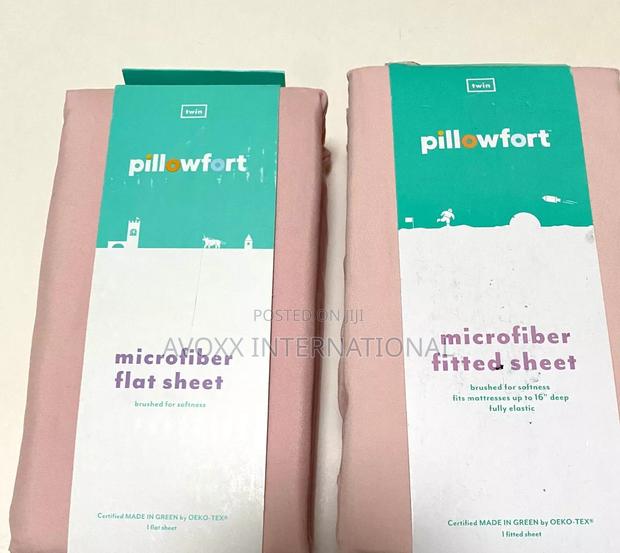 2 Pc. Set Pillowfort,"Just Peachy"Microfiber Twin Bed Sheets · Photo 3