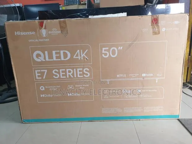 New 2024/25 Qled Hisense 50"uhd HDR Smart Satellite TV · Photo 1