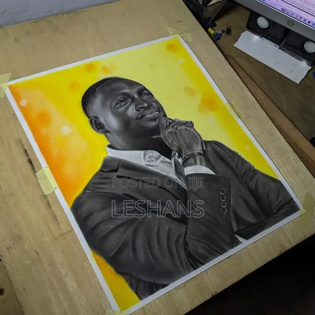 Pencil Art With Color Pastel · Photo 1