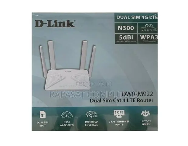 D-Link Dual Sim 4g Lte Router DWR-M922 · Photo 1