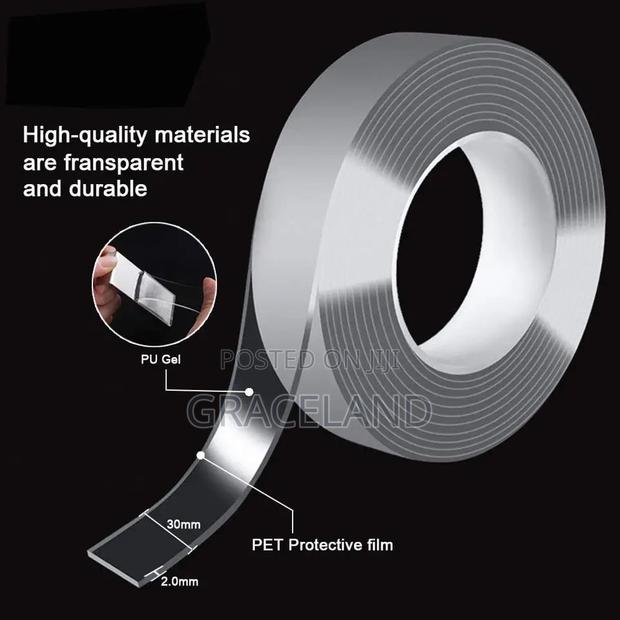Nano Double Sided Sticker Reusable Traceless 30mm X 5m · Photo 1
