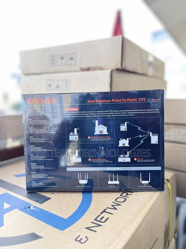 Tenda 03 5km Outdoor 2.4ghz Access Point Cpe · Photo 3