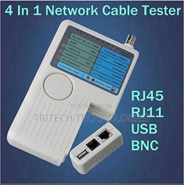 4 In 1 Remote Rj11 Rj45 USB BNC Lan Network Cable Tester · Photo 3