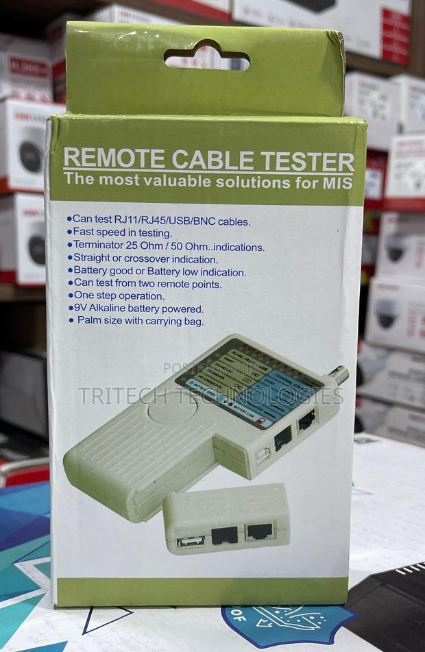 4 In 1 Remote Rj11 Rj45 USB BNC Lan Network Cable Tester · Photo 1
