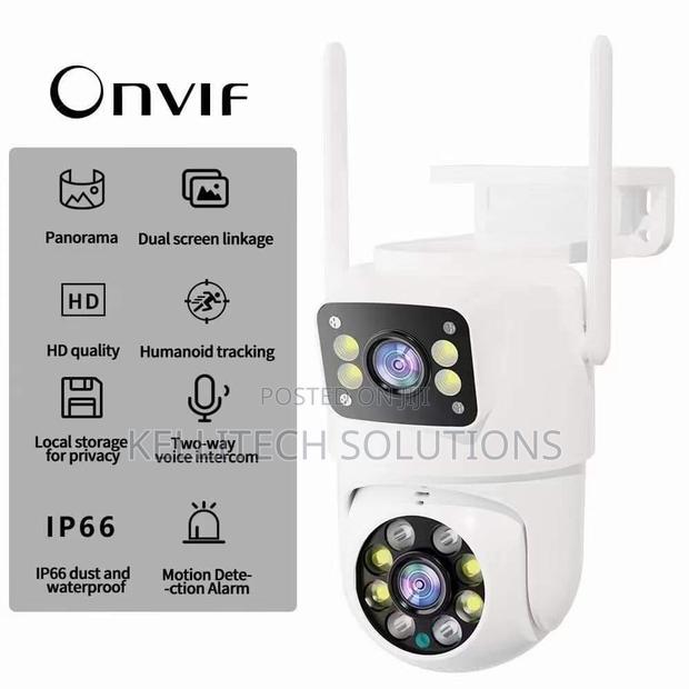 6MP Icsee Dual Lens CCTV Camera, Remote Monitoring · Photo 2