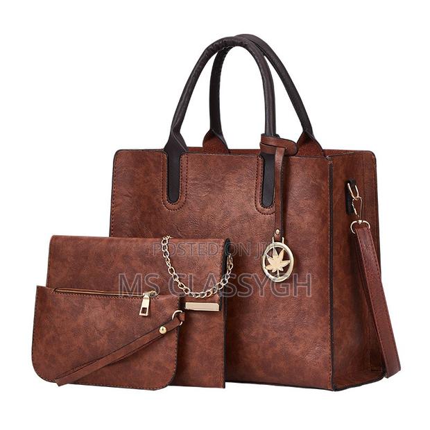 3in1 Women's Printed Casual PU Leather Messenger Handba · Photo 3