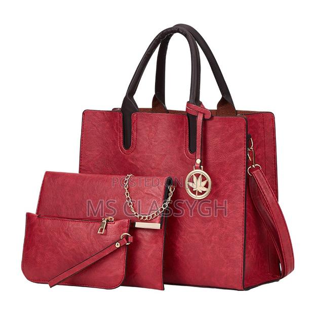 3in1 Women's Printed Casual PU Leather Messenger Handba · Photo 4