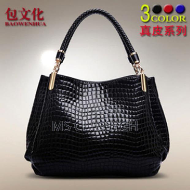 Handbag Crocodile Pattern Large Capacity Shoulder Bag Pu Lea · Photo 1