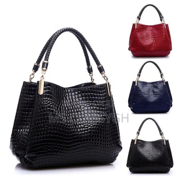 Handbag Crocodile Pattern Large Capacity Shoulder Bag Pu Lea · Photo 2