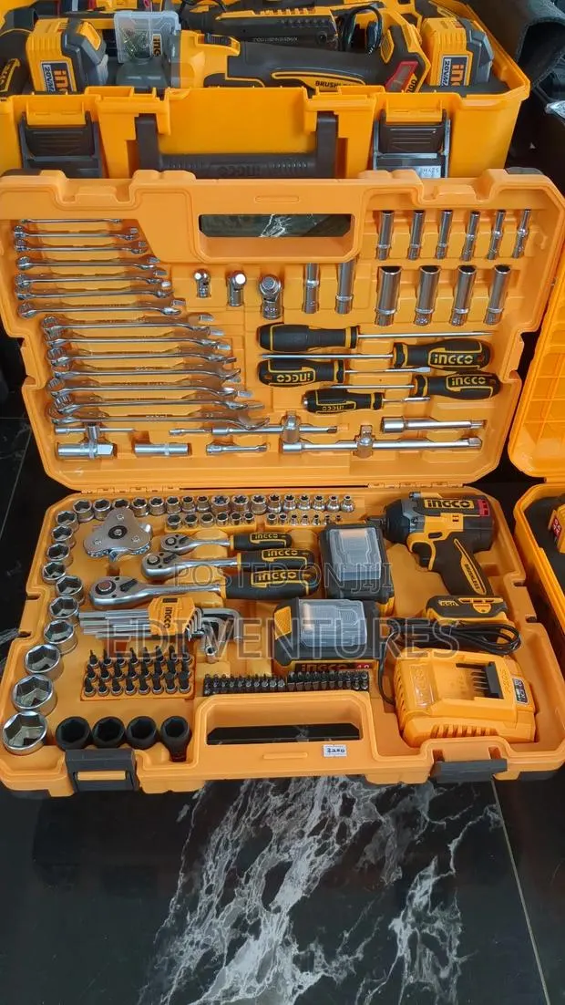 172 PCS Cordless Impact Wrench and Tools Set · Photo 1