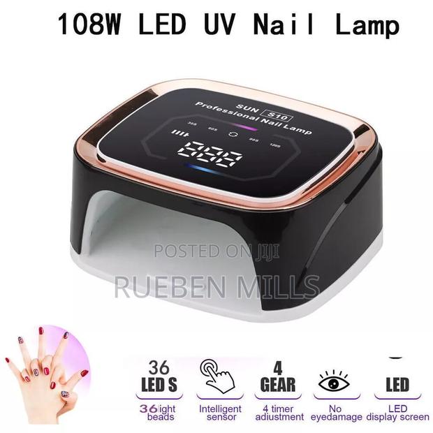 108W Sun S10 Rechargeable UV LED Gel Polish Nail Dryer Lamp · Photo 2